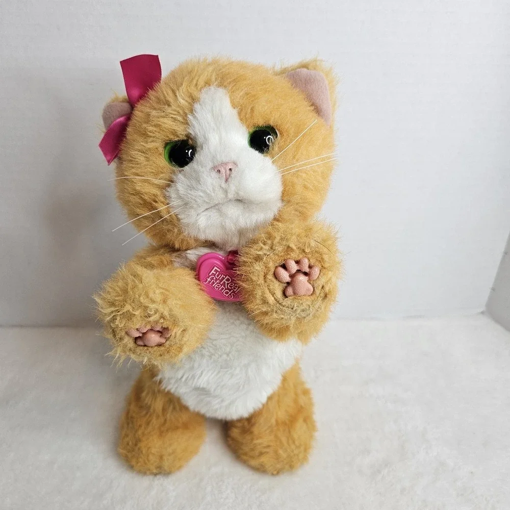FurReal Friends DAISY Plays With Me Kitty Kitten Orange Cat Interactive Pet